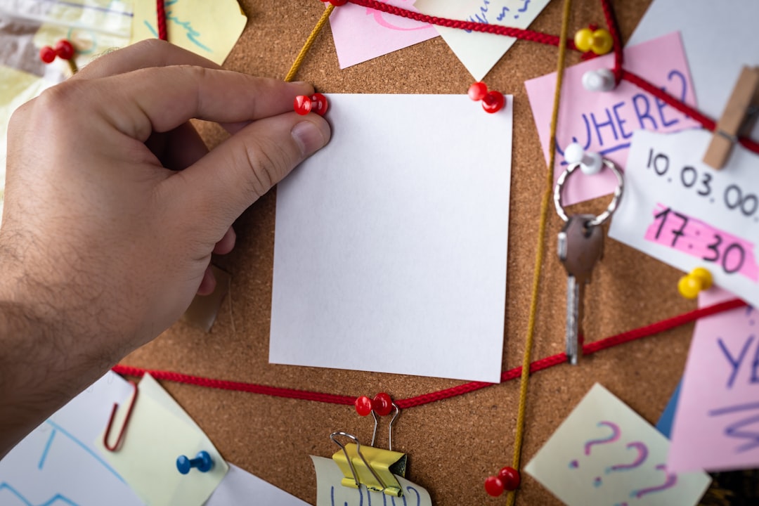 Pinned notes representing wishes